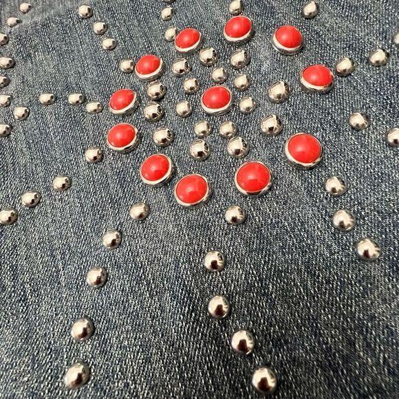 Cache Vintage Y2K Studded Flare Leg Jeans - Picture 8 of 9